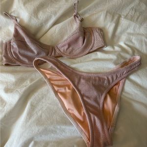 Triangl baby pink swimsuit